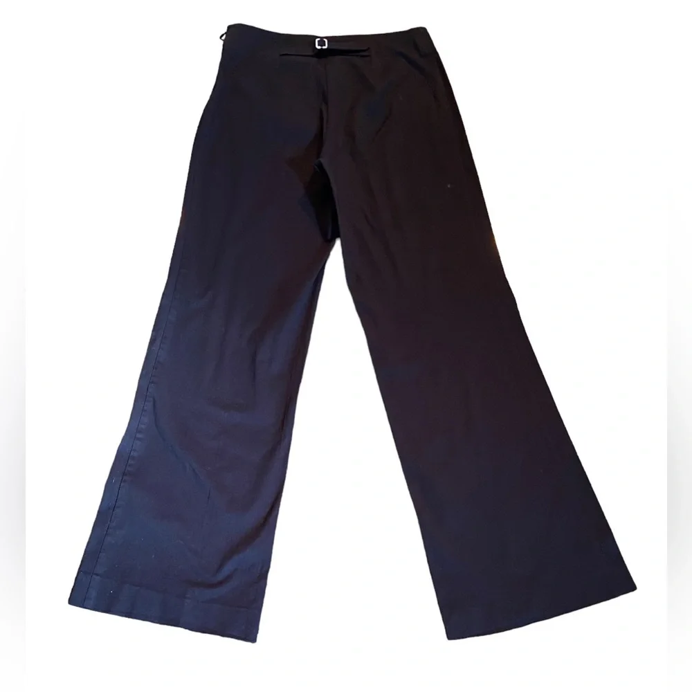 Sinequanone black wide legged dress pants with navel button details. Siz… - Picture 3 of 12